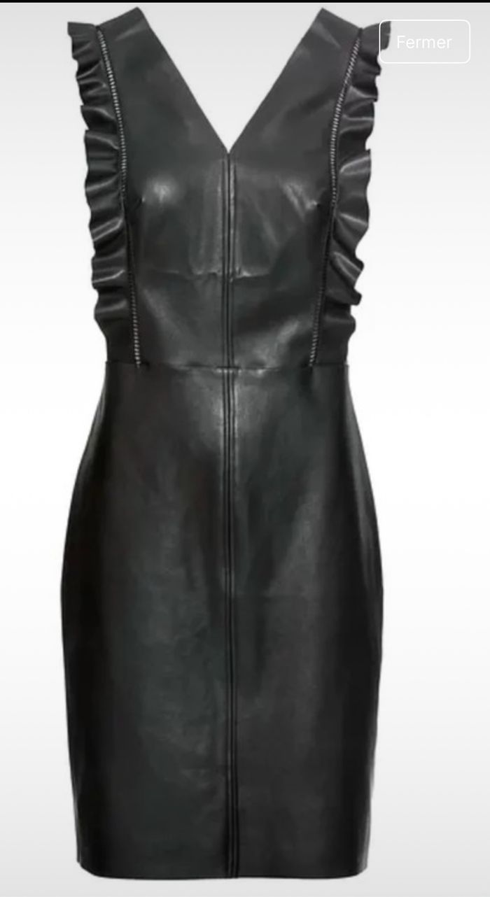 Robe simili cuir taille 36
