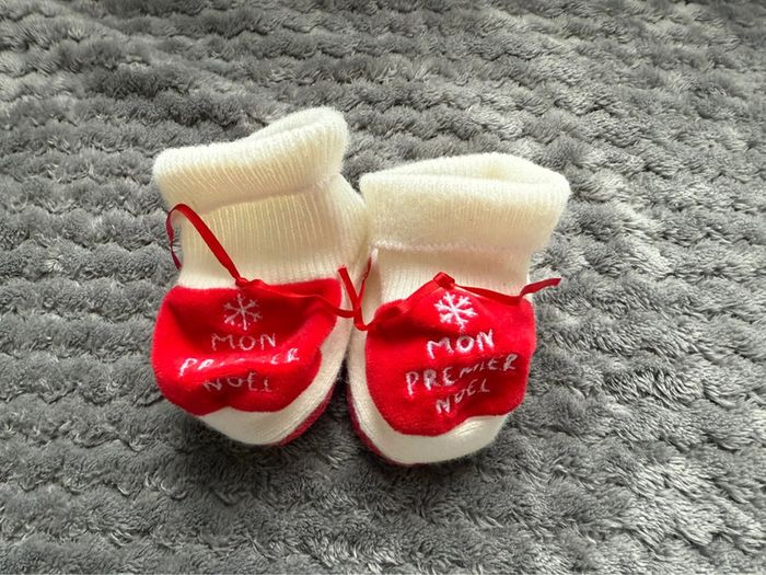 Chaussons premier Noël