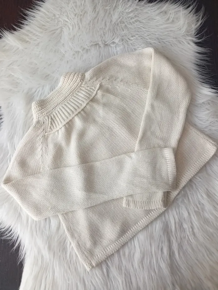 Cardigan crème tout doux Gap 10-11 ans - photo numéro 2