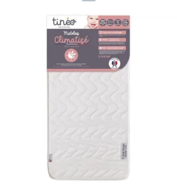 Matelas climatisé TINEO neuf 60x120 NEUF sous plastique jamais utilisé - photo numéro 2