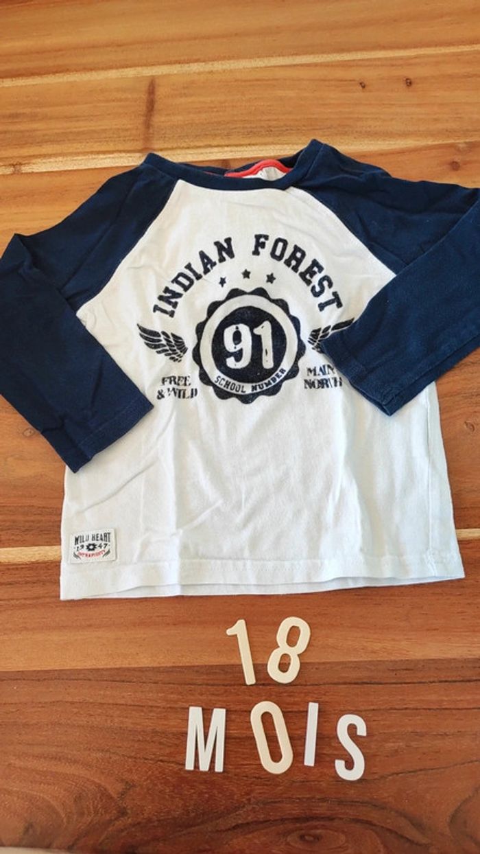 Tee short manches longues