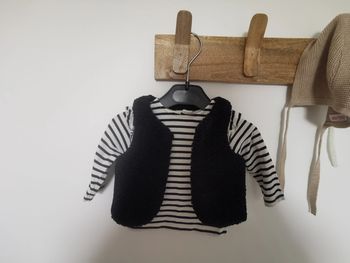 Lot tee shirt marinière + boléro moumoute