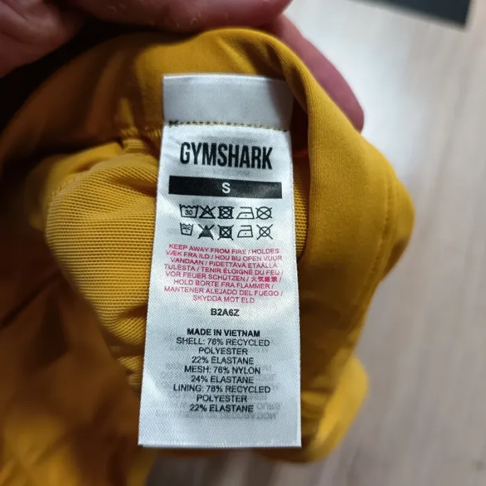 Brassière gymshark femme hauts jaune S - photo numéro 5