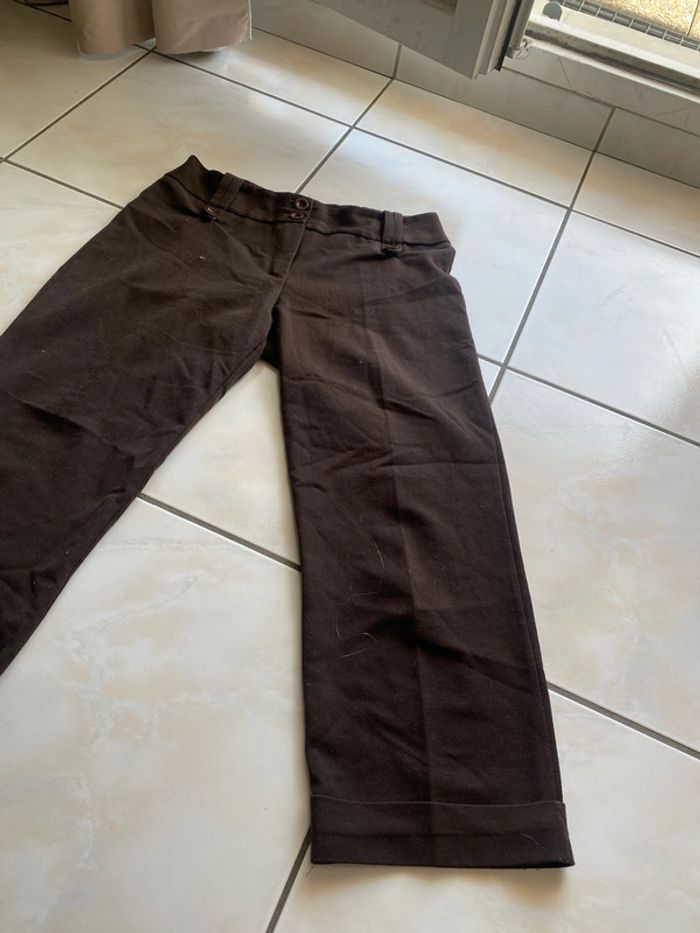 Pantacourt marron, taille S Offert - photo numéro 2