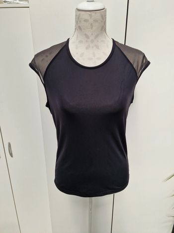 Debardeur Noir Epaules Transparentes Dim