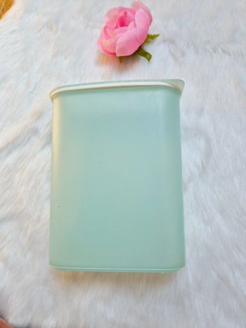 Boîte plastique verte vintage tupperware 1,7 LT