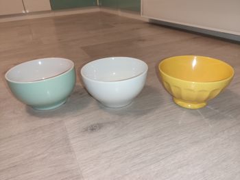 Lot 3 bols céréales neufs