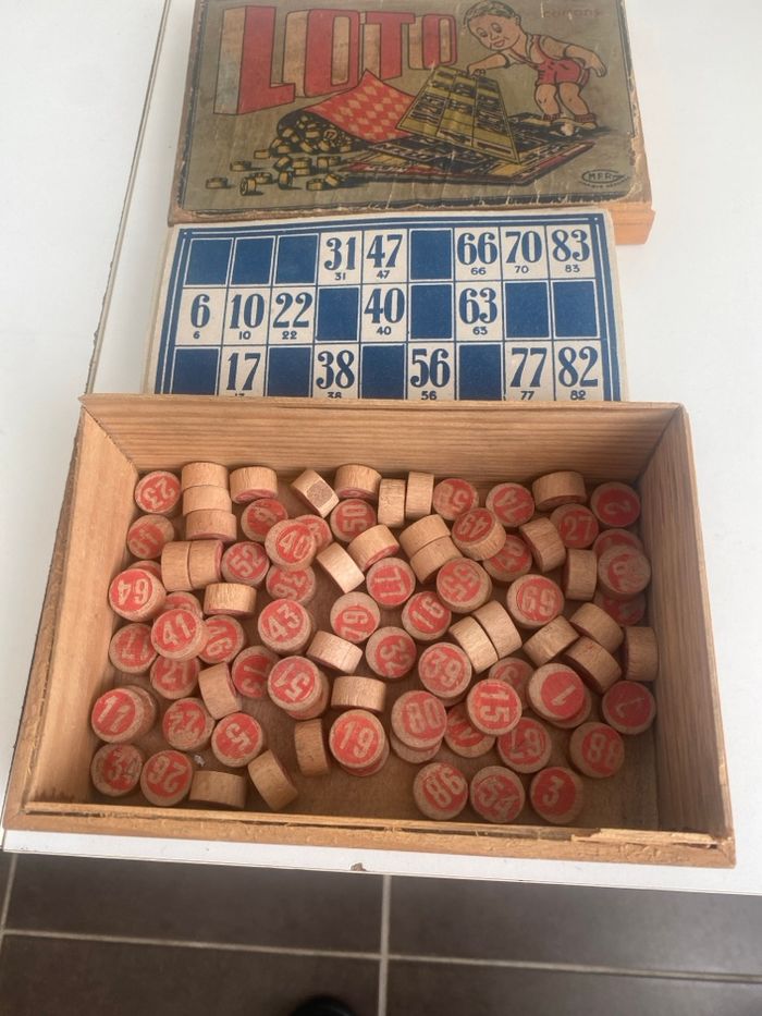 jeu ancien du loto - photo numéro 2