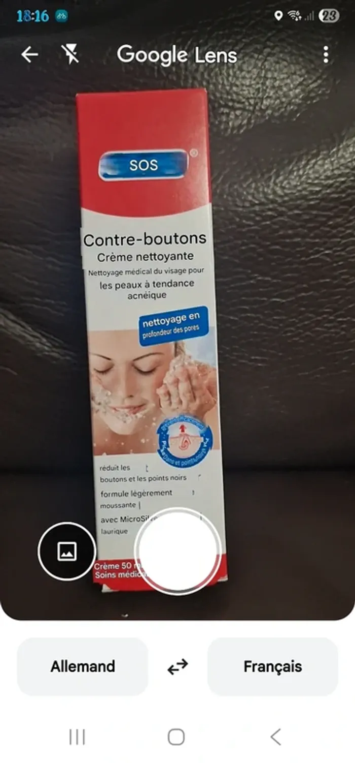 Crème nettoyante boutons point noir - photo numéro 3
