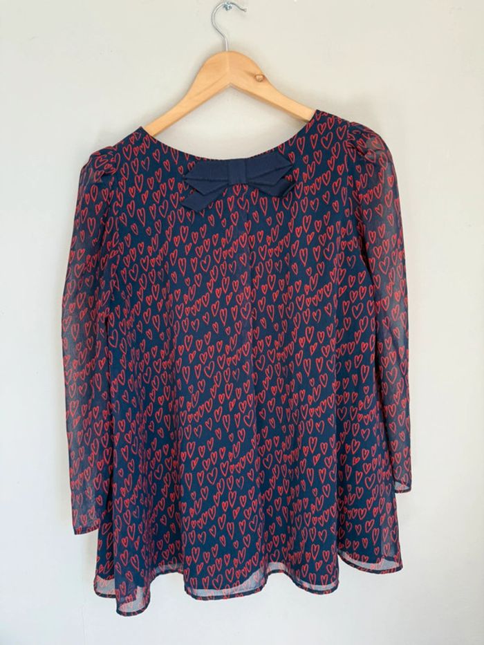 Blouse Claudie Pierlot cœur - photo numéro 2