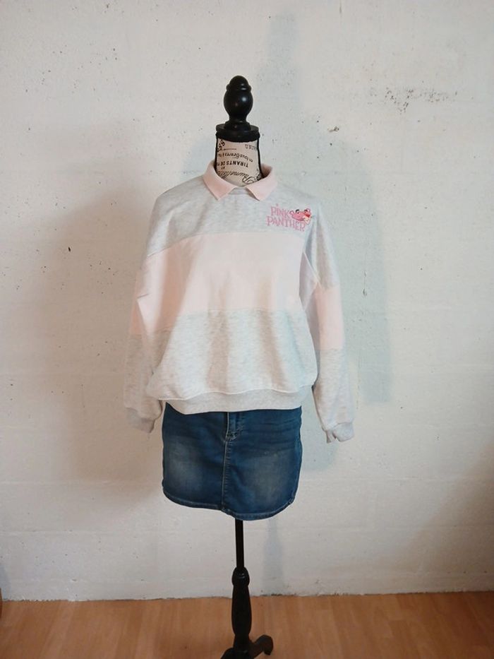 Sweat la panthère rose taille M - photo numéro 2