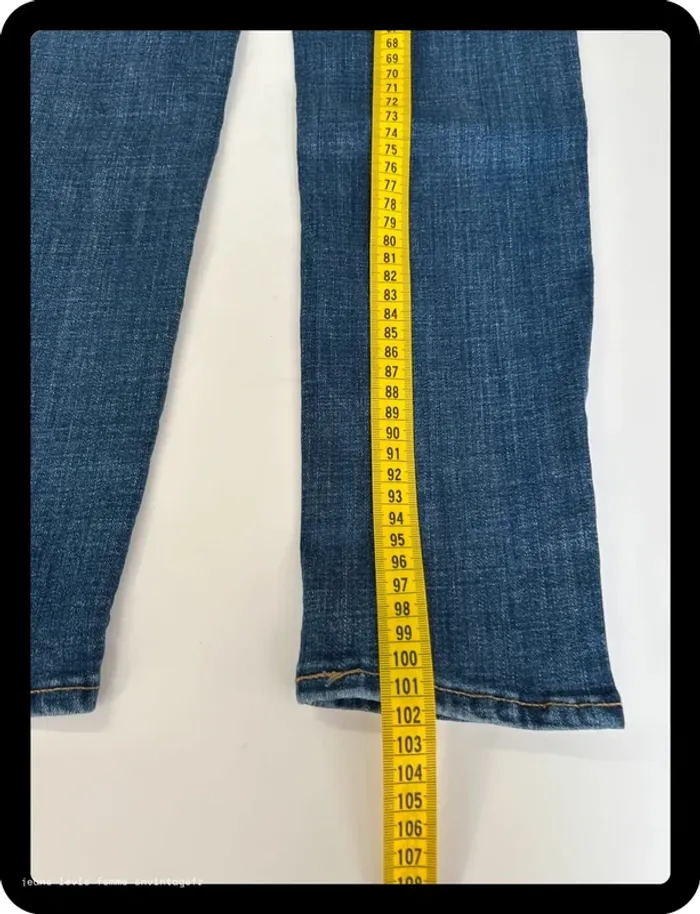 Jean Levi's Femme 721 High Rise Skinny Marine | Taille W29 L30 FR38 | BP143 - photo numéro 10