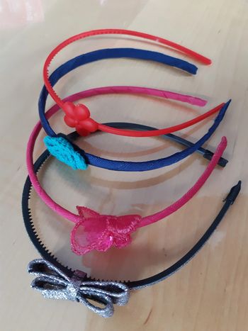 Lot de 4 serre-tête petite fille