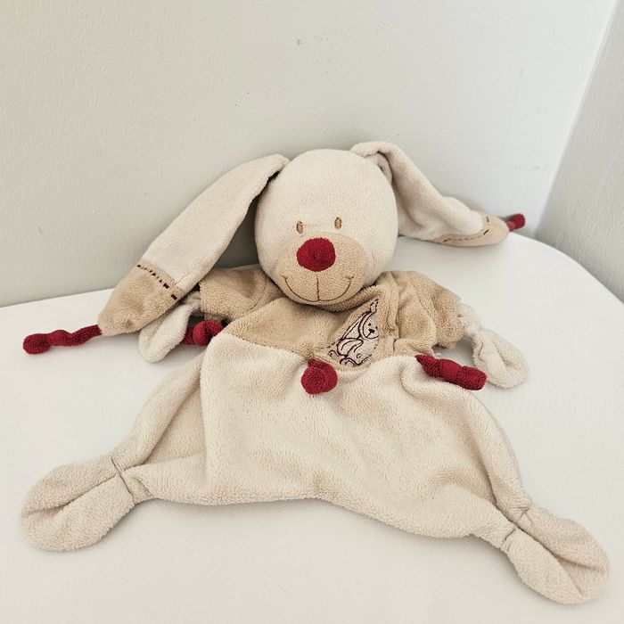 Doudou lapin nicotoy beige