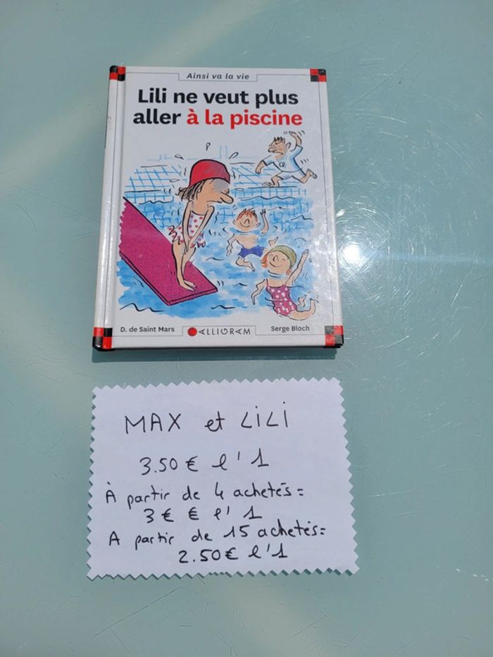 Les aventures de Max et Lili, Ainsi va la vie, Tome 33 🩱 Lili ne veut plus aller à la piscine 🎽 - photo numéro 2
