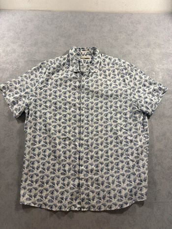 Chemise Manche courte en lin à motif Celio Taille XL