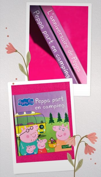 🌸 Livre Peppa Pig : Peppa part en camping 🌸