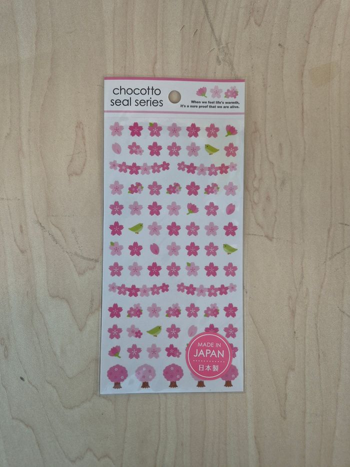 Stickers Chocotto Seal Series : Sakura