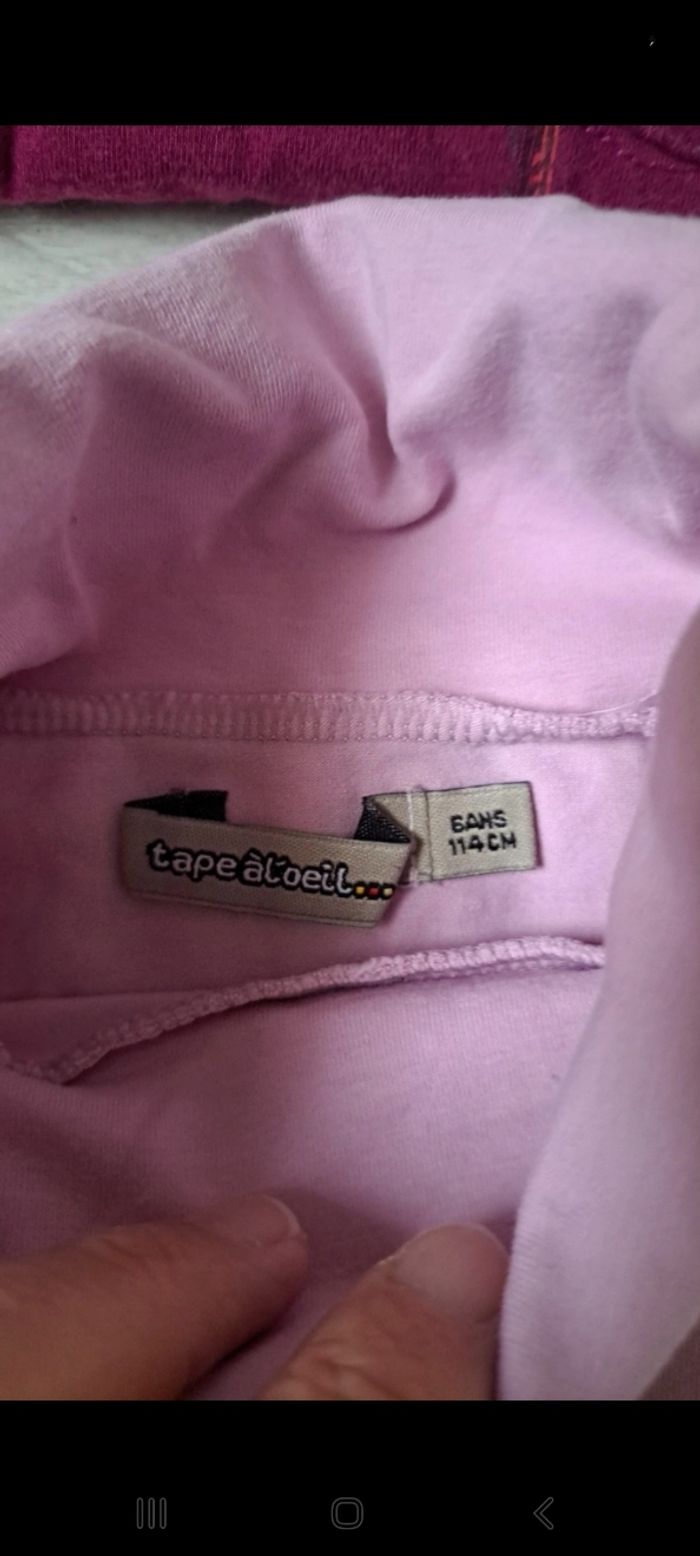 Lot tee-shirts col roulé - photo numéro 8