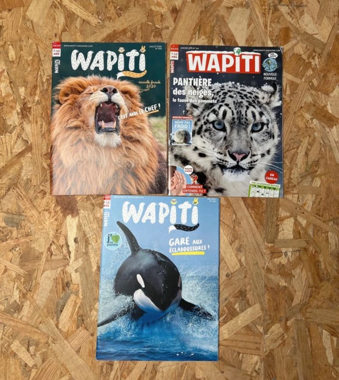 Lot de 3 wapiti neuf