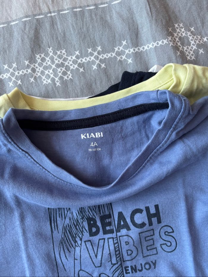 Lot de 4 t-shirts manches courtes - photo numéro 3