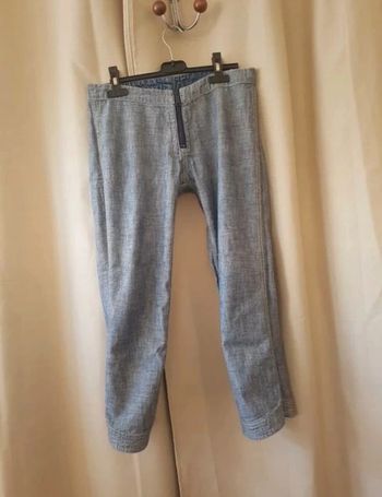 Pantacourt en jeans réversible