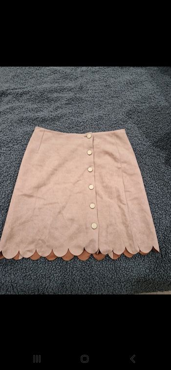 Jupe vieux rose