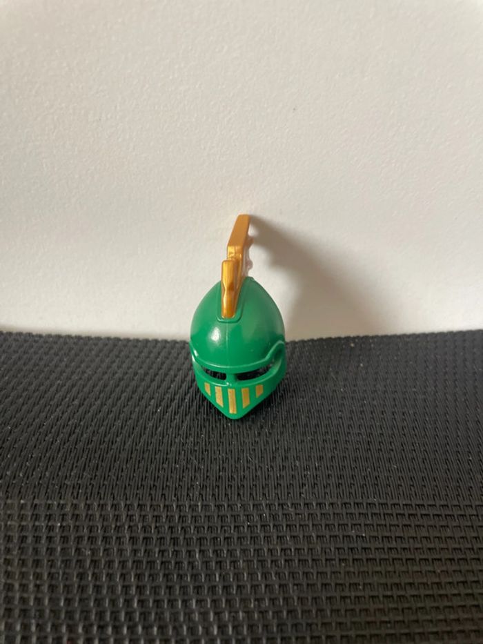 Playmobil casque chevalier du dragon vert 4586 armure moyen âge château citadelle forteresse