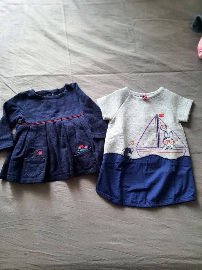 Deux robes bébé