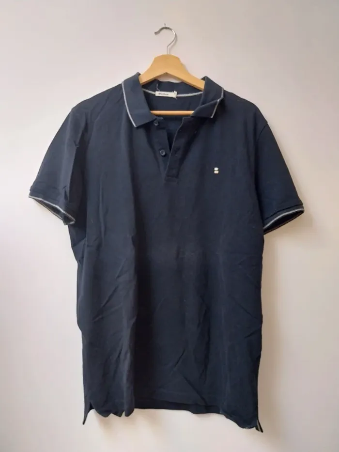 Polo bleue marine Bizzbee XL