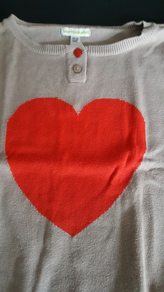 Pull manche coirt vertbaudet 5 ans - photo numéro 2