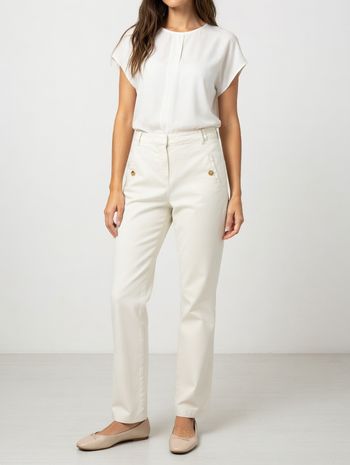 pantalon blanc  Taille 38 GDM Grain de malice