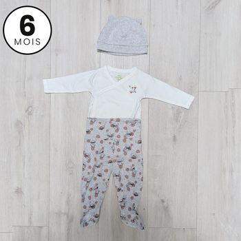 Ensemble body + Pantalon à pied + bonnet - Disney 6 mois