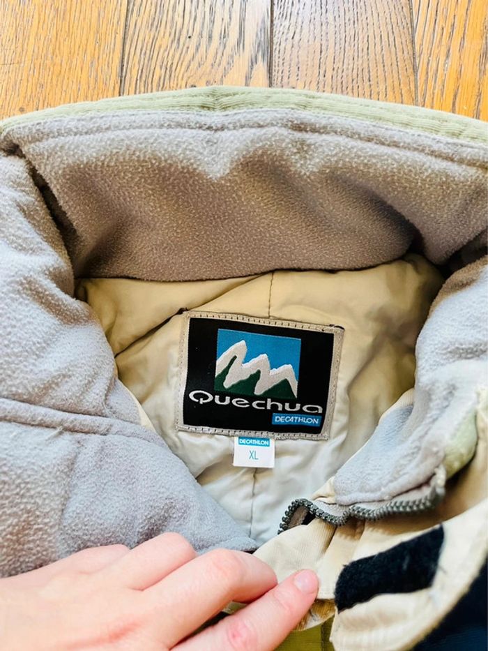 Sublime combinaison de ski taille XL queshua casi neuve bleu marine beige - photo numéro 7