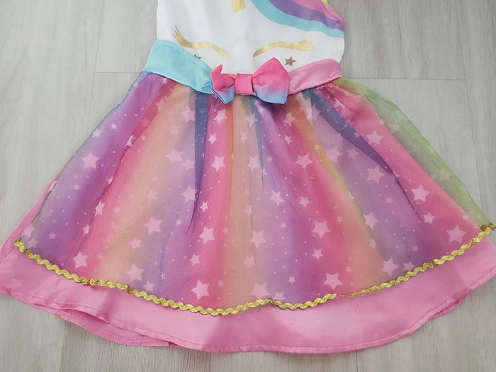 Robe deguisement licorne multicolore taille 3-4 ans - photo numéro 2