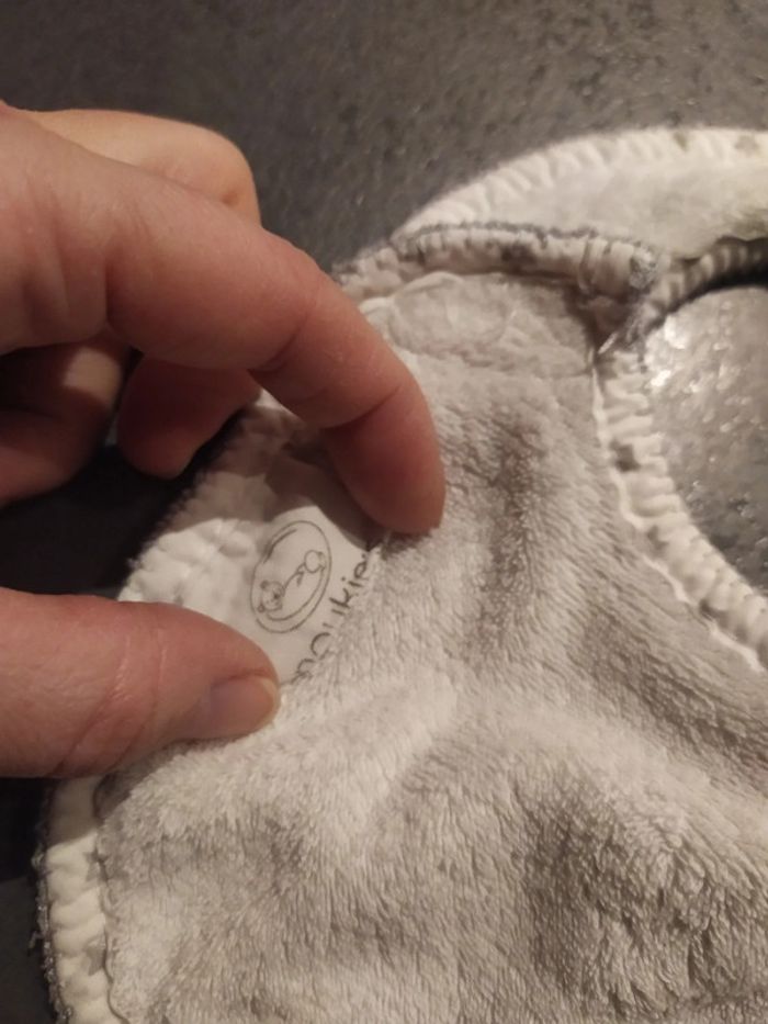 Petit bavoir noukie's blanc - photo numéro 4