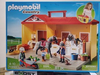 Playmobil 71393 Écurie Transportable.