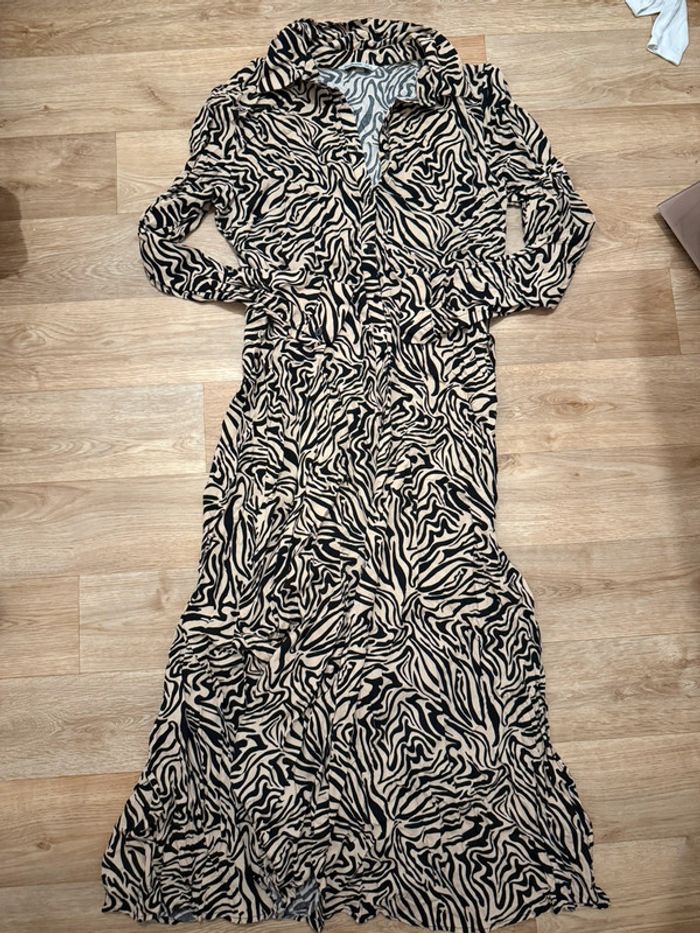 Robe longue stradivarius