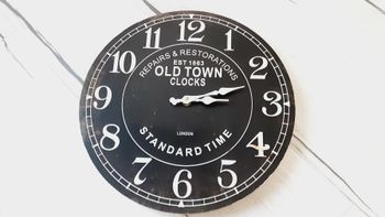 Horloge murale London ronde 34 cm de diamètre