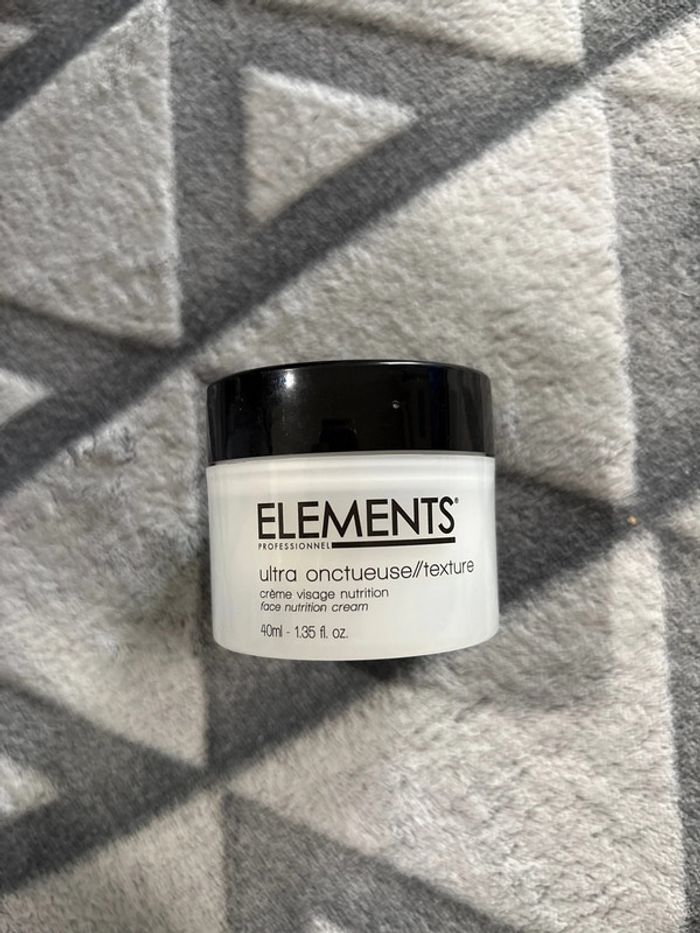 Éléments crème nutrition