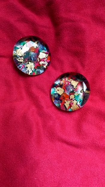 Boucles D'oreilles à Clip  Murano 3,5 cm