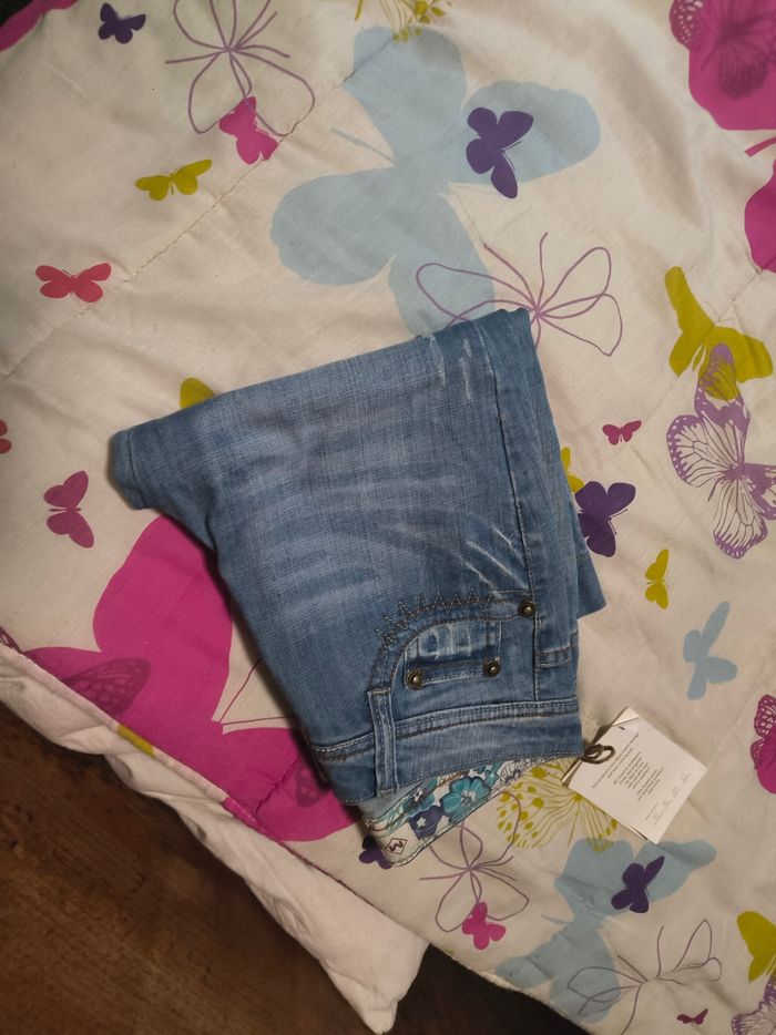 Pantacourt en jeans femme - photo numéro 5