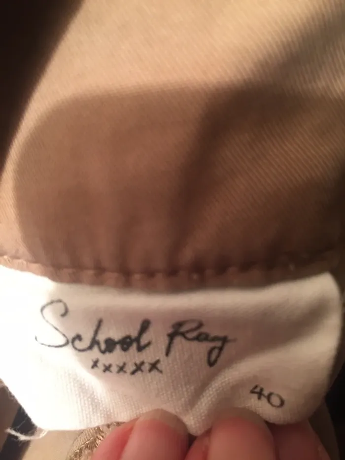 Pantalon 7/8 beige School rag taille 40 - photo numéro 3