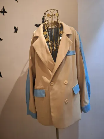 Blazer beige & jeans
