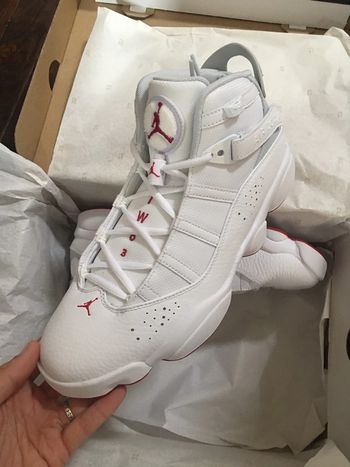 Jordan 6 rings white hot pink