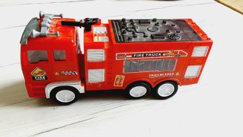 Jeu jouet camion de pompier 26 x 11 cm