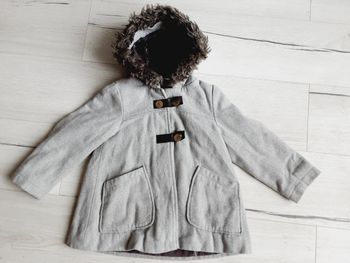 Vêtement fille manteau veste gris Vert Baudet 5 ans
