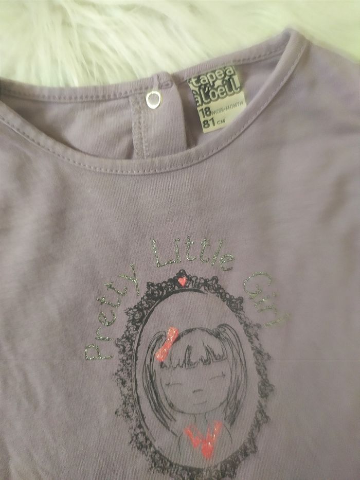 Tee-shirt manches longues bébé fille 81 cm Tape à l'oeil - photo numéro 2