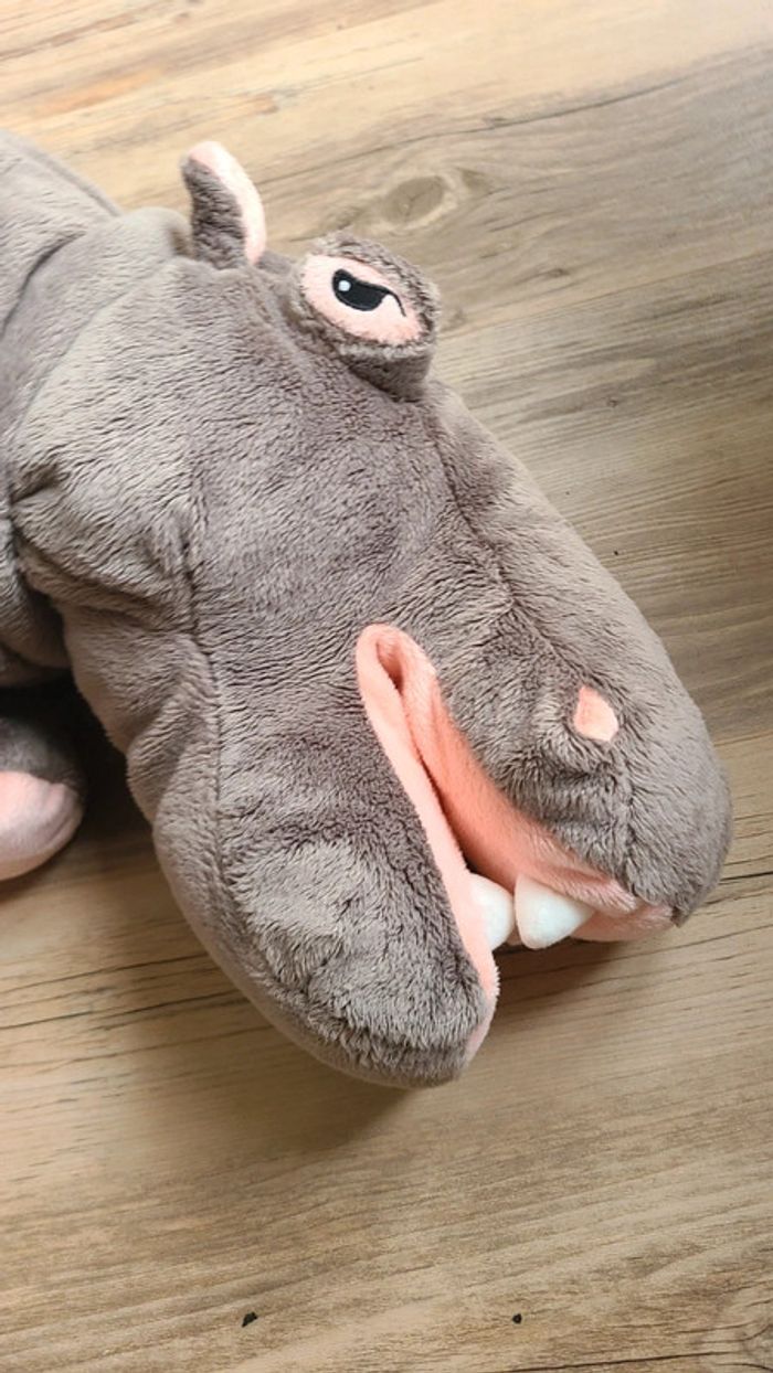 Grande Peluche hippopotame - photo numéro 2