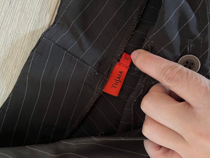 Pantalon marron, femme taille 40, tissaia - photo numéro 2